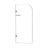 700 x 1450mm Frameless Bath Panel 10mm Glass Shower Screen By Della Francesca