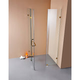 Shower Heads & Screens: 1000 x 1000mm Frameless 10mm Glass Shower Screen By Della Francesca