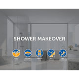 Shower Heads & Screens: 1000 x 1000mm Frameless 10mm Glass Shower Screen By Della Francesca