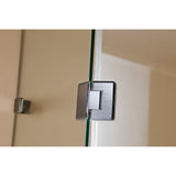 Shower Heads & Screens: 1000 x 1000mm Frameless 10mm Glass Shower Screen By Della Francesca