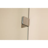 Shower Heads & Screens: 1000 x 1000mm Frameless 10mm Glass Shower Screen By Della Francesca