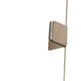 900 x 900mm Frameless 10mm Glass Shower Screen By Della Francesca