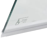 180 Degree Pivot Door 6mm Safety Glass Bath Shower Screen 1200x1400mm By Della Francesca