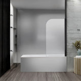 180 Degree Pivot Door 6mm Safety Glass Bath Shower Screen 800x1400mm By Della Francesca