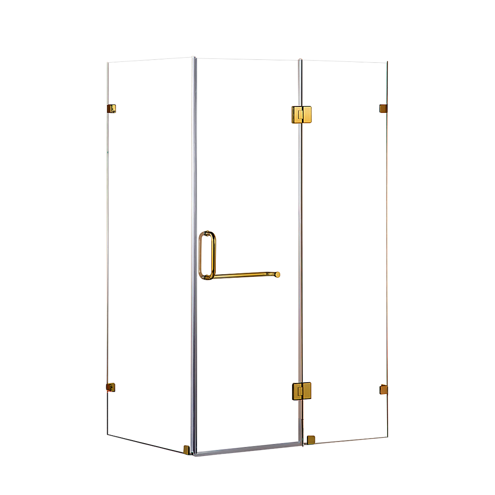 Shower Heads & Screens: 1100 x 700mm Frameless 10mm Glass Shower Screen By Della Francesca