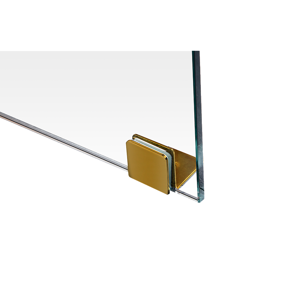 Shower Heads & Screens: 1200 x 700mm Frameless 10mm Glass Shower Screen By Della Francesca
