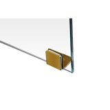 1200 x 700mm Frameless 10mm Glass Shower Screen By Della Francesca