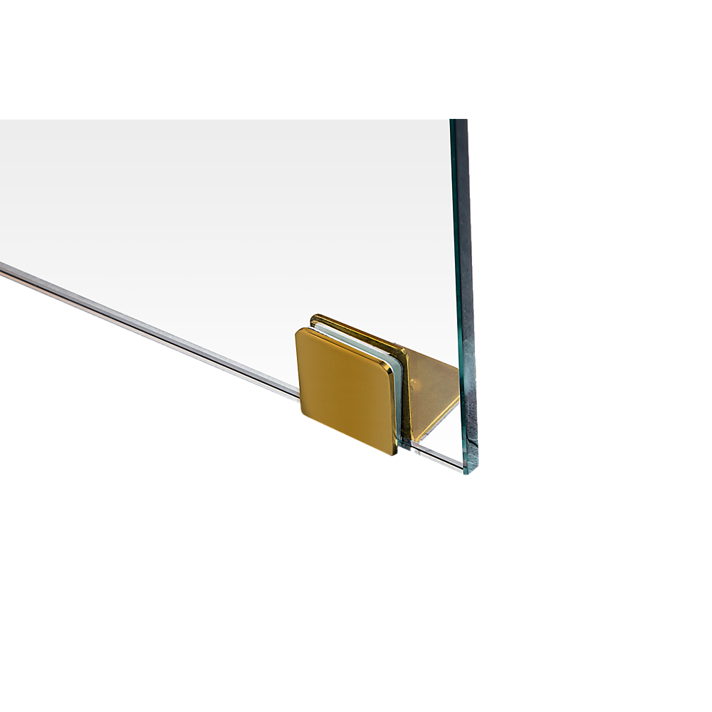 Shower Heads & Screens: 1200 x 1000mm Frameless 10mm Glass Shower Screen By Della Francesca
