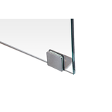 900 x 800mm Frameless 10mm Glass Shower Screen By Della Francesca