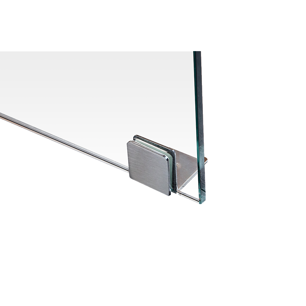 Shower Heads & Screens: 1000 x 700mm Frameless 10mm Glass Shower Screen By Della Francesca