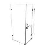 1000 x 900mm Frameless 10mm Glass Shower Screen By Della Francesca