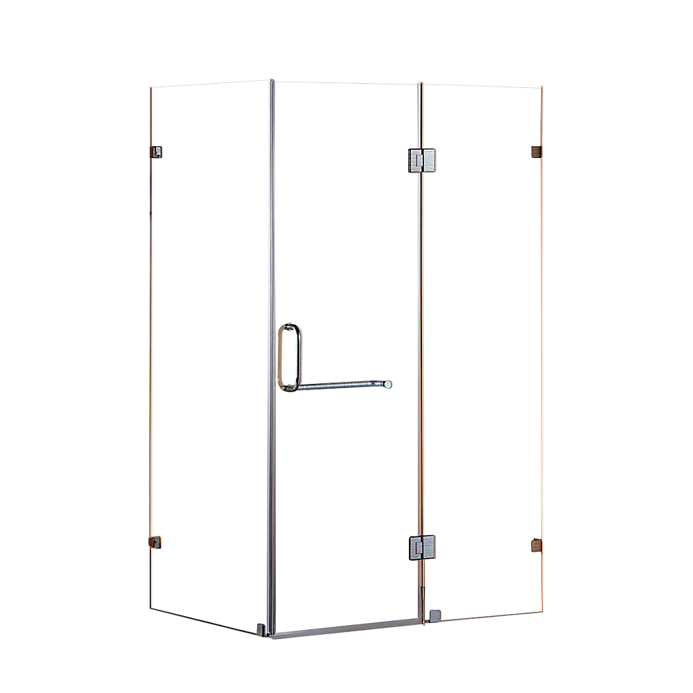 Shower Heads & Screens: 1100 x 700mm Frameless 10mm Glass Shower Screen By Della Francesca