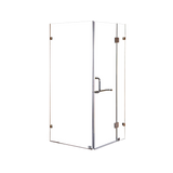 900 x 100mm Frameless 10mm Glass Shower Screen By Della Francesca