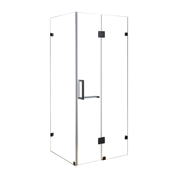 1200 x 800mm Frameless 10mm Glass Shower Screen By Della Francesca