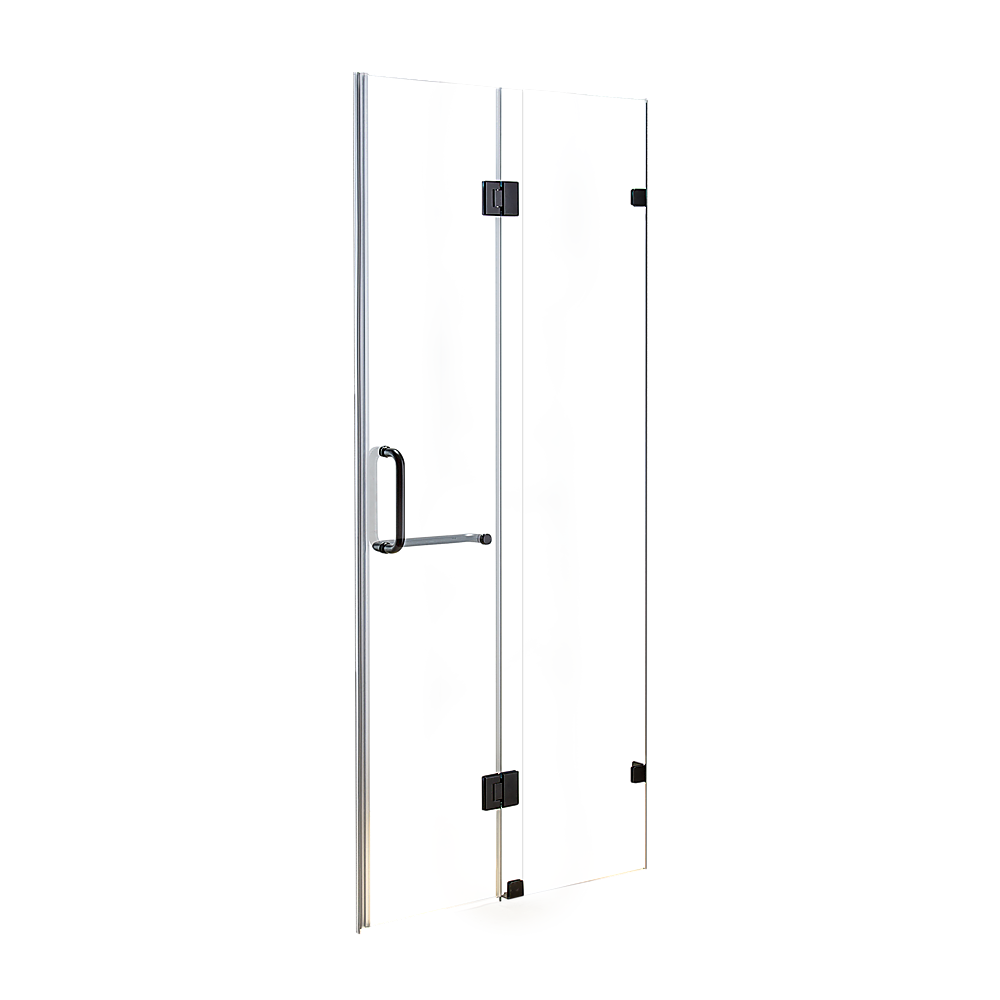 Shower Heads & Screens: 120 x 200cm Wall to Wall Frameless Shower Screen 10mm Glass By Della Francesca