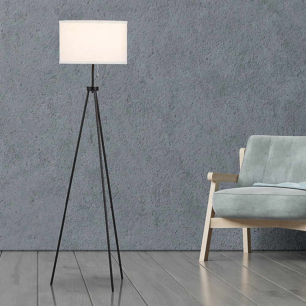 Floor Lamps: Mid-Century Floor Lamp Modern Tripod Decor Living Room Standing