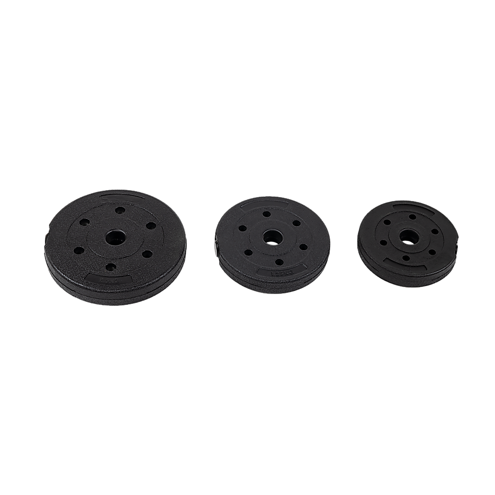 Weightlifting Machines & Racks: 20kg Dumbbell Set Home Gym Fitness Exercise Weights Bar Plate