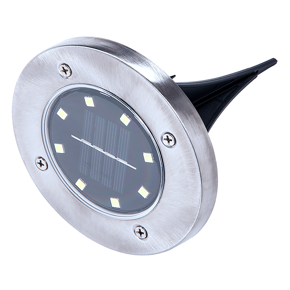 Gardening Accessories: 12x Solar Powered LED Buried Inground Recessed Light Garden Outdoor Deck Path