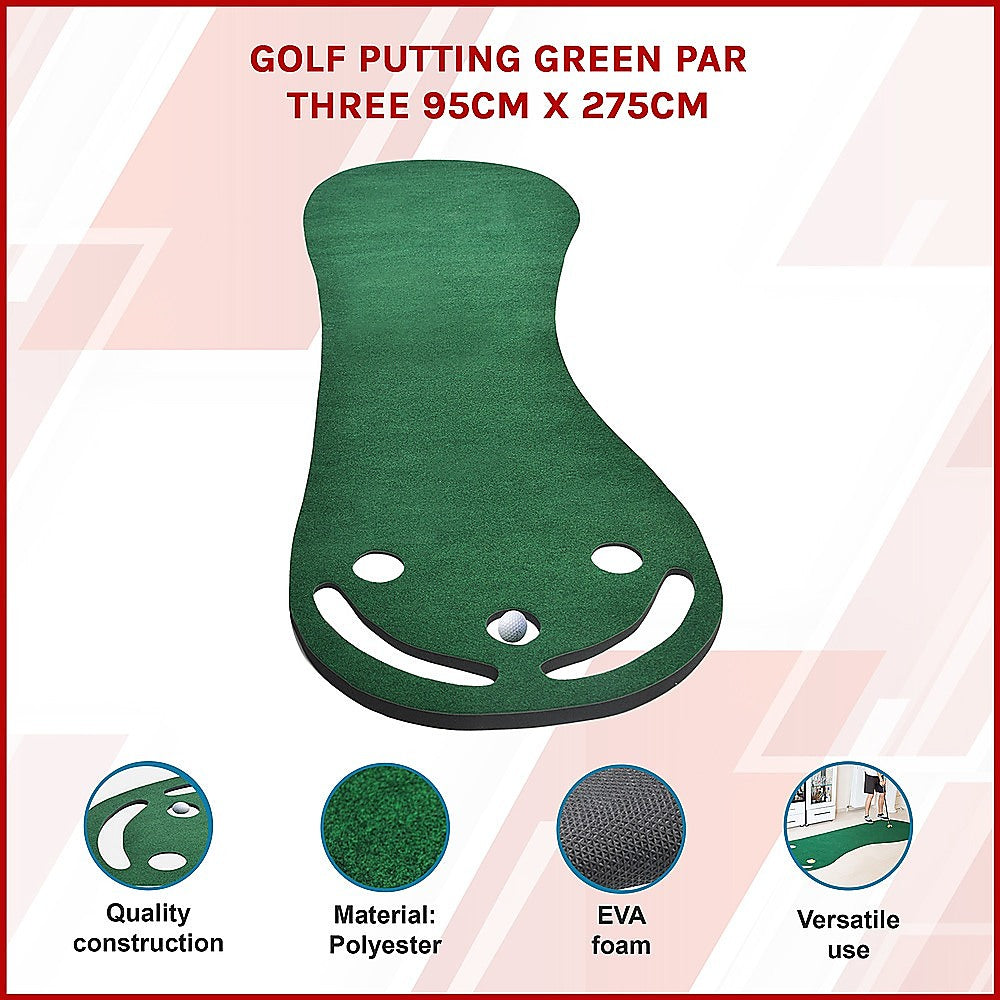 Activity Games: Golf Putting Green Par Three 95cm x 275cm