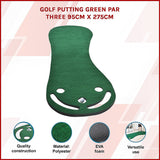 Activity Games: Golf Putting Green Par Three 95cm x 275cm