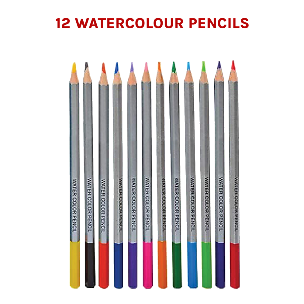 Arts & Crafts: Art Sketch Pencils Oil Drawing Colouring Graphite Charcoal Pencil Set 72pcs/set