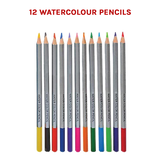Arts & Crafts: Art Sketch Pencils Oil Drawing Colouring Graphite Charcoal Pencil Set 72pcs/set