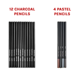 Arts & Crafts: Art Sketch Pencils Oil Drawing Colouring Graphite Charcoal Pencil Set 72pcs/set