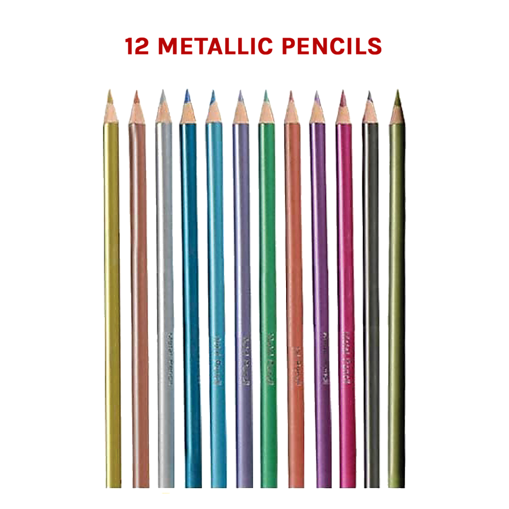 Arts & Crafts: Art Sketch Pencils Oil Drawing Colouring Graphite Charcoal Pencil Set 72pcs/set