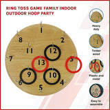 Activity Games: Ring Toss Game Family Indoor Outdoor Hoop Party