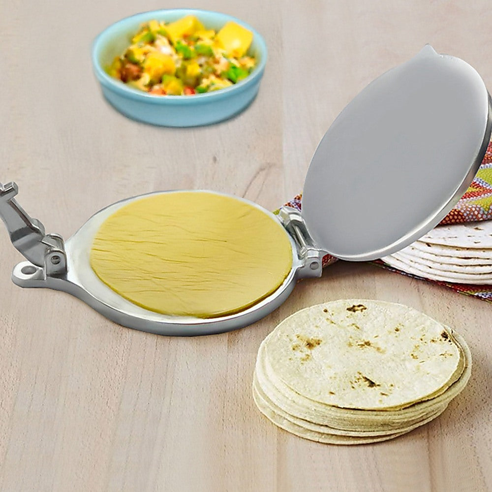 Kitchen Utensils: 20cm Premium Tortilla Press Flat Bread Maker Taco Roti Chapati Health Food Pastry