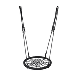 Activity Games: Kids Rope Swing Round Outdoor Birds Crows Nest Spider Web Swing Seat 65cm
