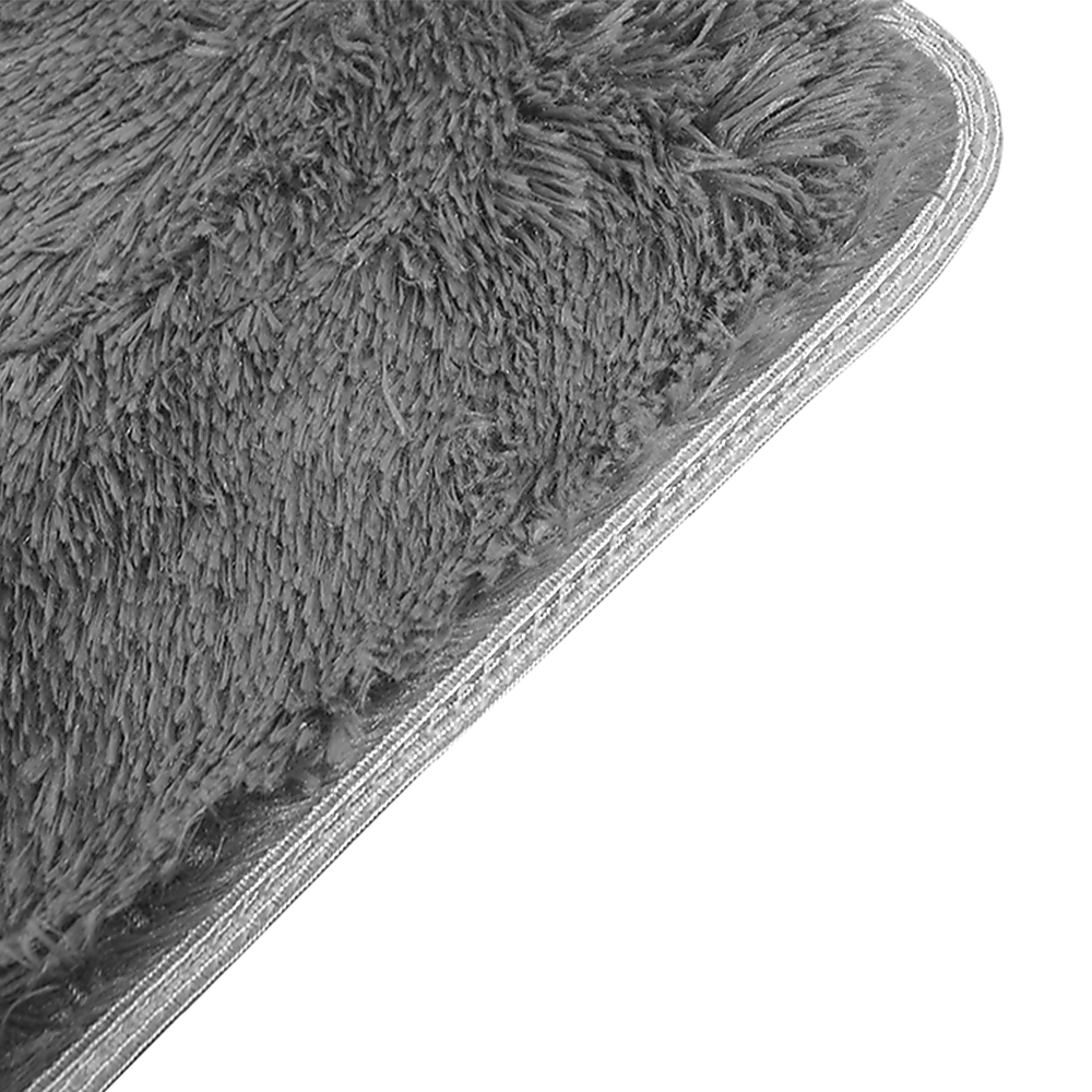 Floor Rugs: 230x160cm Floor Rugs Large Shaggy Rug Area Carpet Bedroom Living Room Mat - Grey
