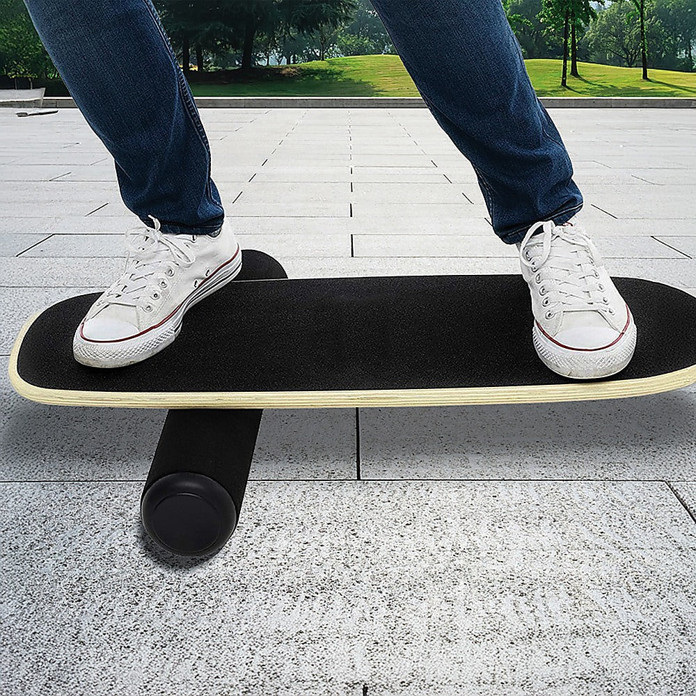 Yoga & Pilates: Balance Board Trainer with Stopper Wobble Roller