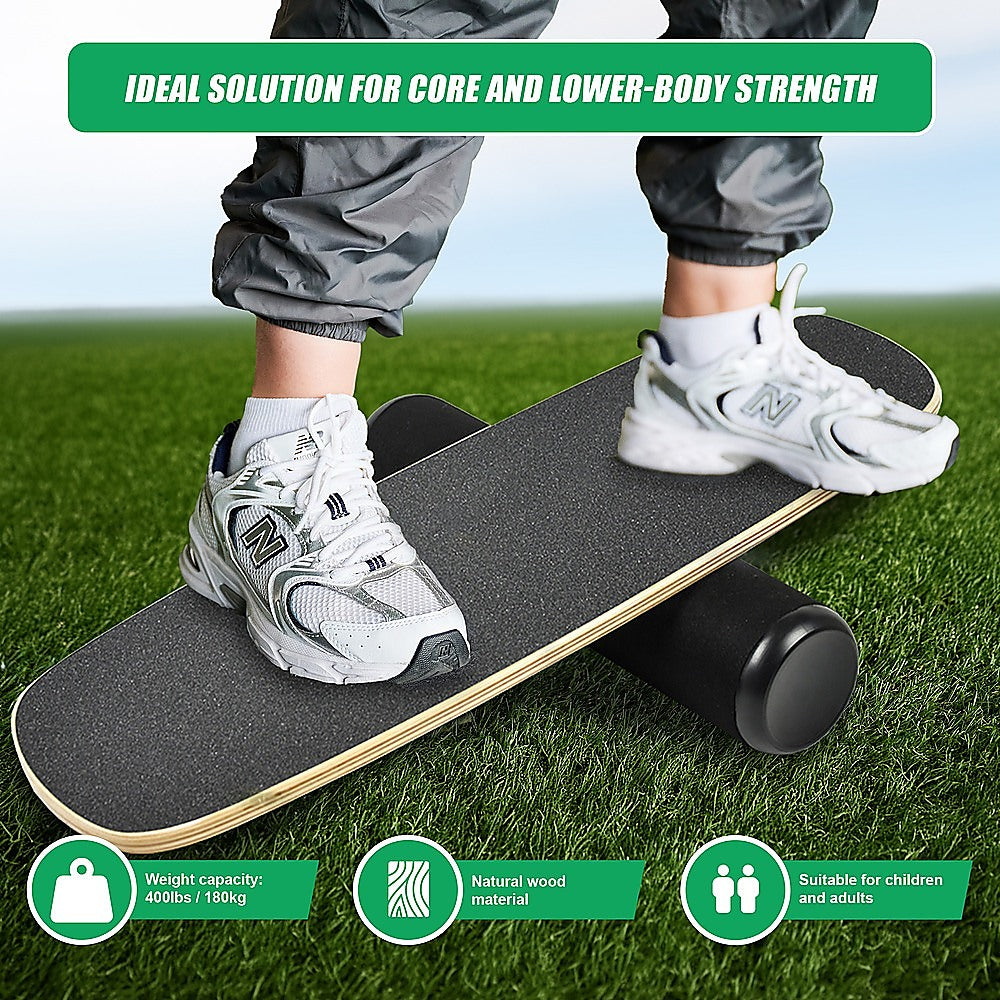 Yoga & Pilates: Balance Board Trainer with Stopper Wobble Roller