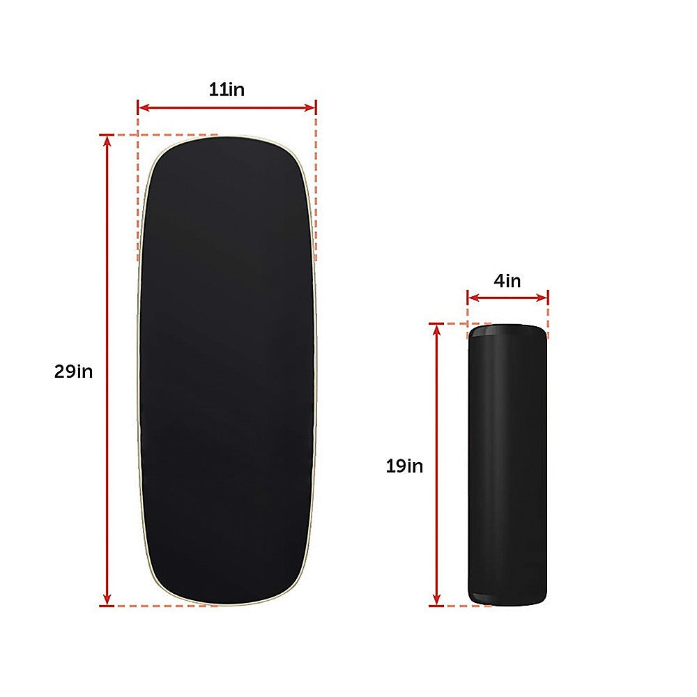 Yoga & Pilates: Balance Board Trainer with Stopper Wobble Roller