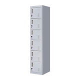 6-Door Locker for Office Gym Shed School Home Storage