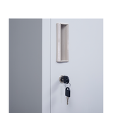 6-Door Locker for Office Gym Shed School Home Storage
