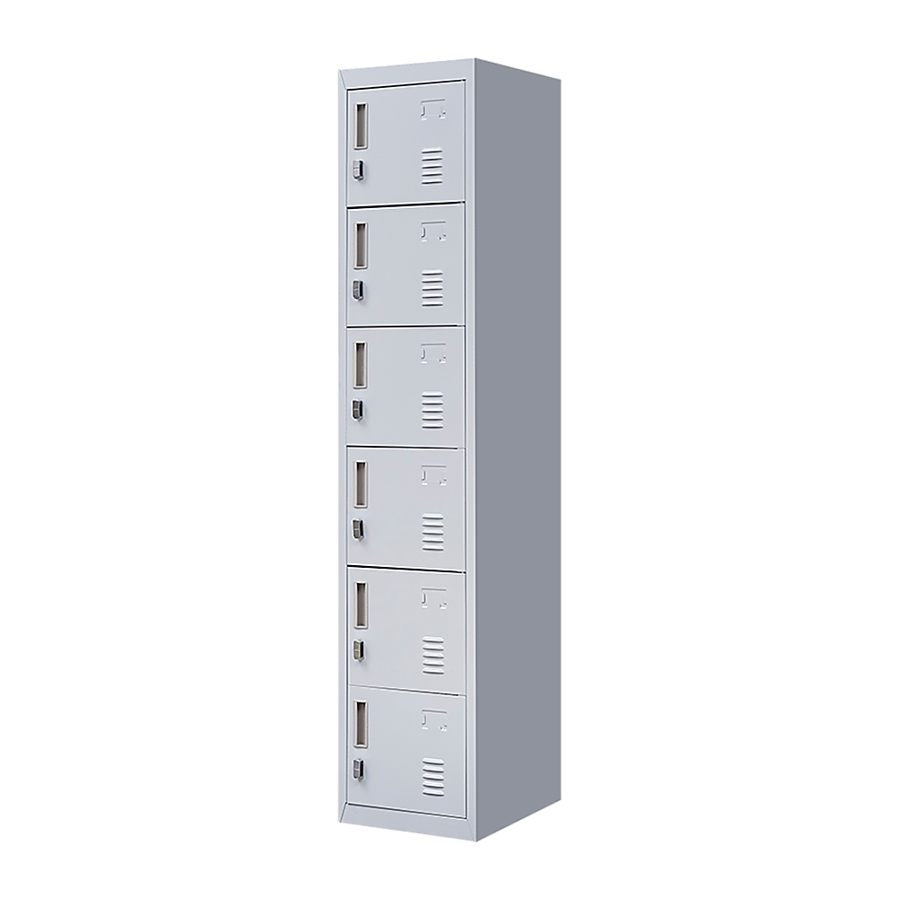 Storage Cabinets: 6-Door Locker for Office Gym Shed School Home Storage