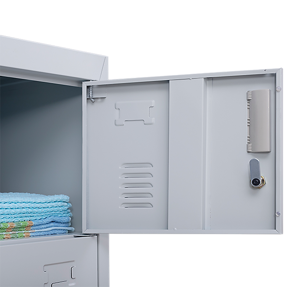 Storage Cabinets: 6-Door Locker for Office Gym Shed School Home Storage
