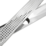 900mm Bathroom Shower Stainless Steel Grate Drain w/Centre outlet Floor Waste Square Pattern