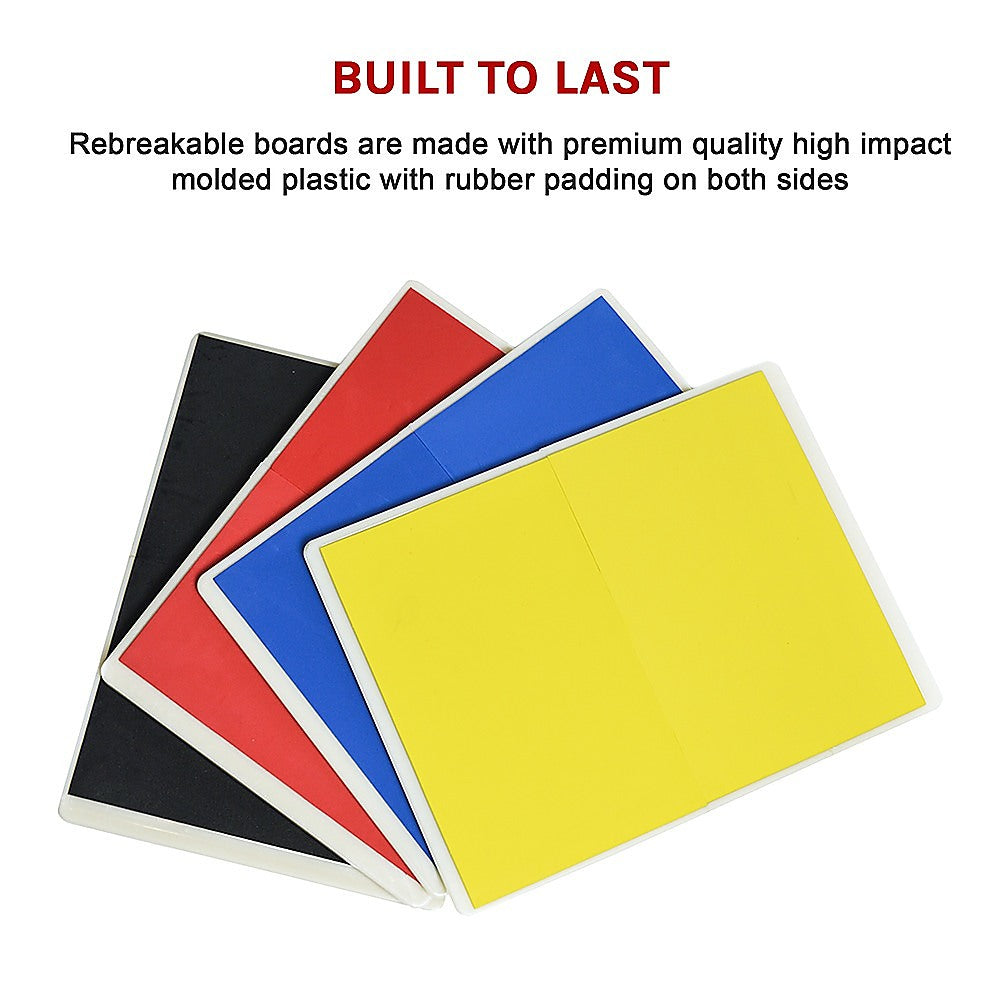 Gym Equipment & Accessories: Rebreakable Martial Arts Training Boards Set for Taekwondo MMA Karate