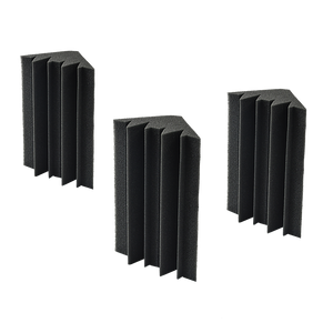 20pcs Studio Acoustic Foam Corner Bass Trap Sound Absorption Treatment Proofing