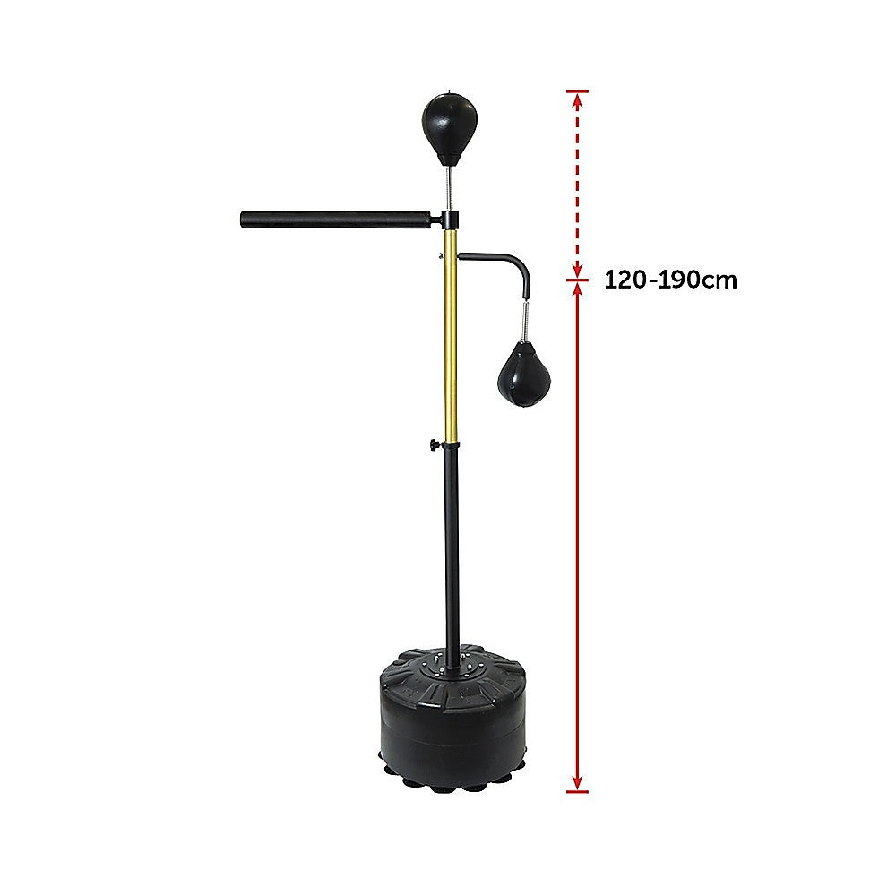 Free Standing Punching Bag Speedball Boxing Reflex Training Dummy