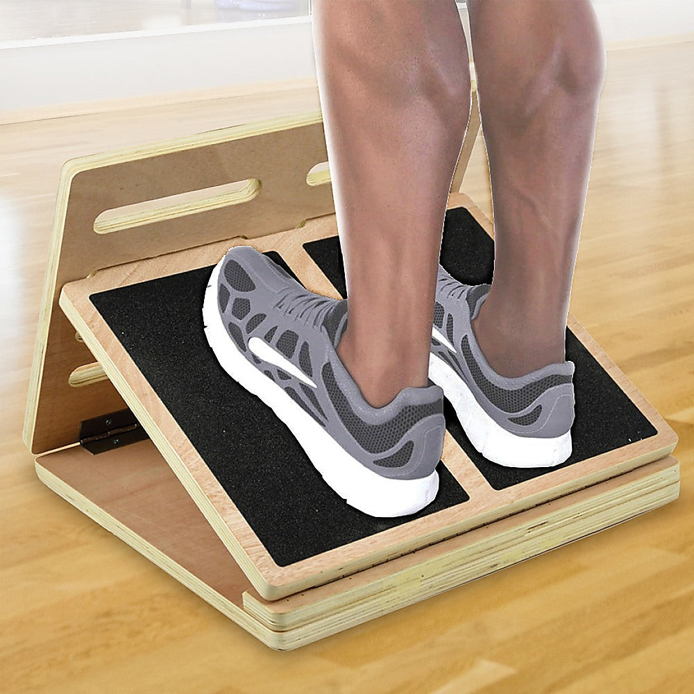 Yoga & Pilates: Slant Board Calf Stretcher Incline Stretch as Used in Egoscue Method