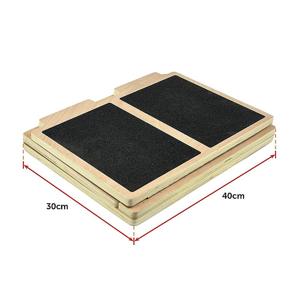 Yoga & Pilates: Slant Board Calf Stretcher Incline Stretch as Used in Egoscue Method