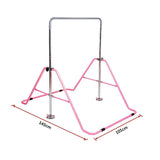 Gym Equipment & Accessories: Kids Gymnastics Bars Training Horizontal Bar Monkey Kip Bar Pink