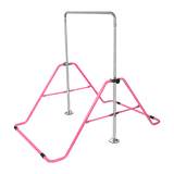Gym Equipment & Accessories: Kids Gymnastics Bars Training Horizontal Bar Monkey Kip Bar Pink