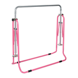Gym Equipment & Accessories: Kids Gymnastics Bars Training Horizontal Bar Monkey Kip Bar Pink