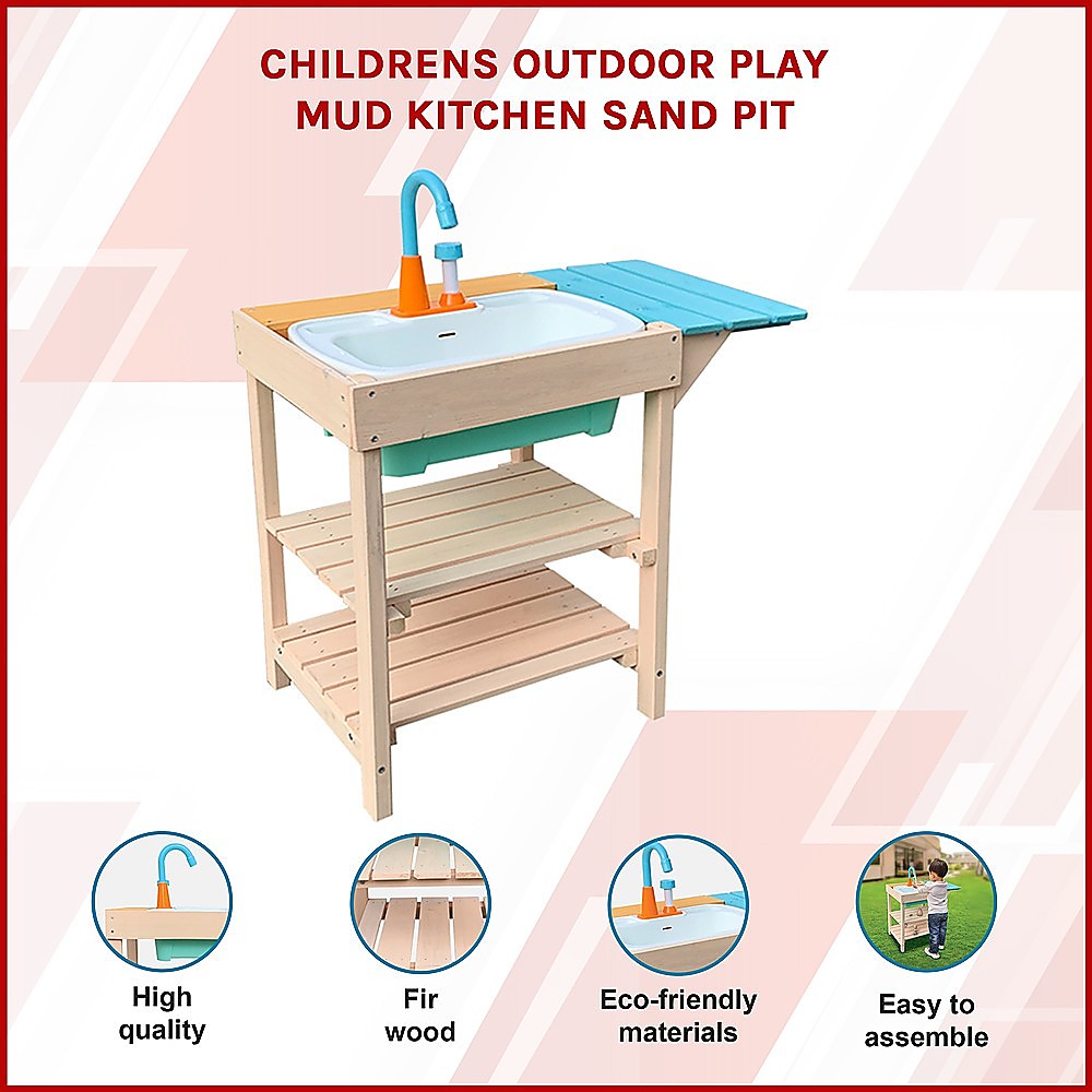 Activity Toys: Childrens Outdoor Play Mud Kitchen Sand Pit