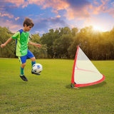 Soccer & Soccer Accessories: Portable Kids Soccer Goal Set with Cones